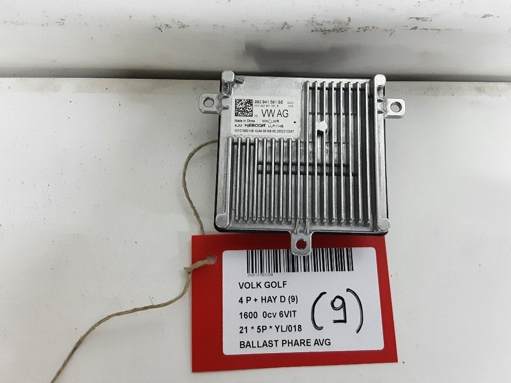 BALLAST DE PHARE XENON GAUCHE Volkswagen Golf VIII (CD1), Volkswagen, Mevr. I. Hauben, Utilisé, Rue de l'Espoir 34 34
4030  GRIVEGNÉE, BE