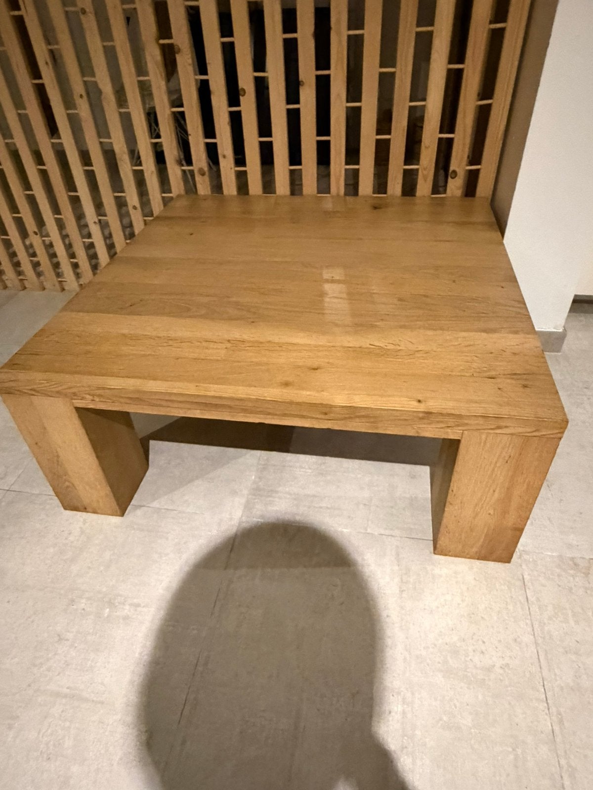 Masieve houten salon tafel, Kinderen en Baby's, Ophalen, Gebruikt