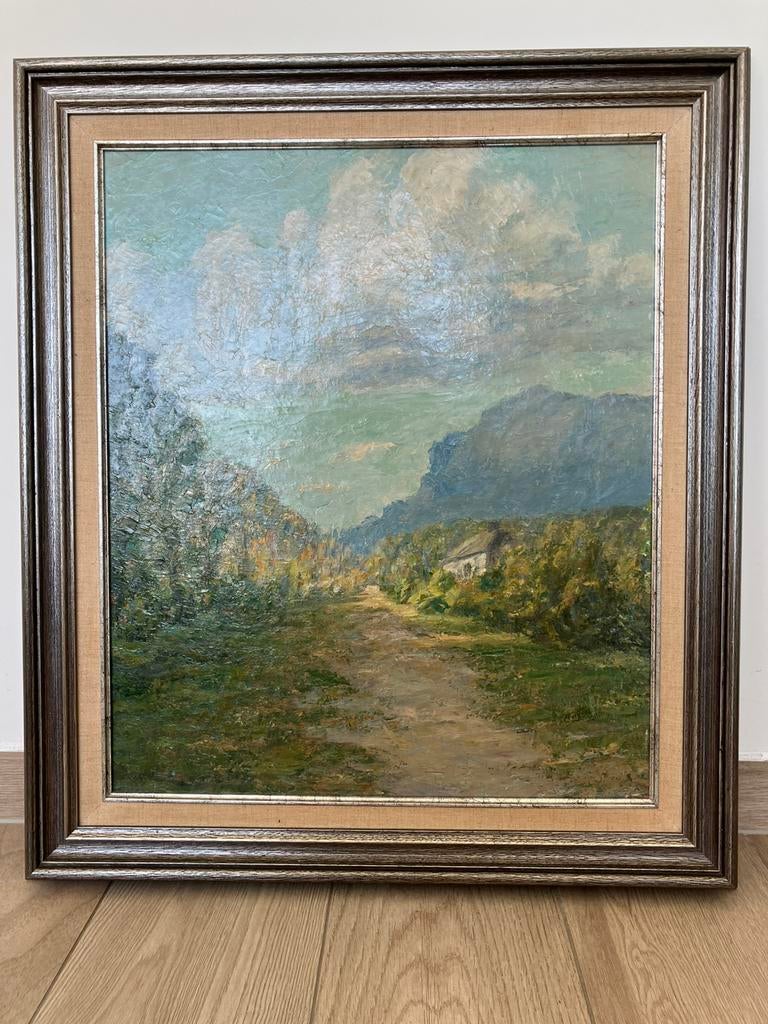A. Martens impressionisme schilderij, Ophalen