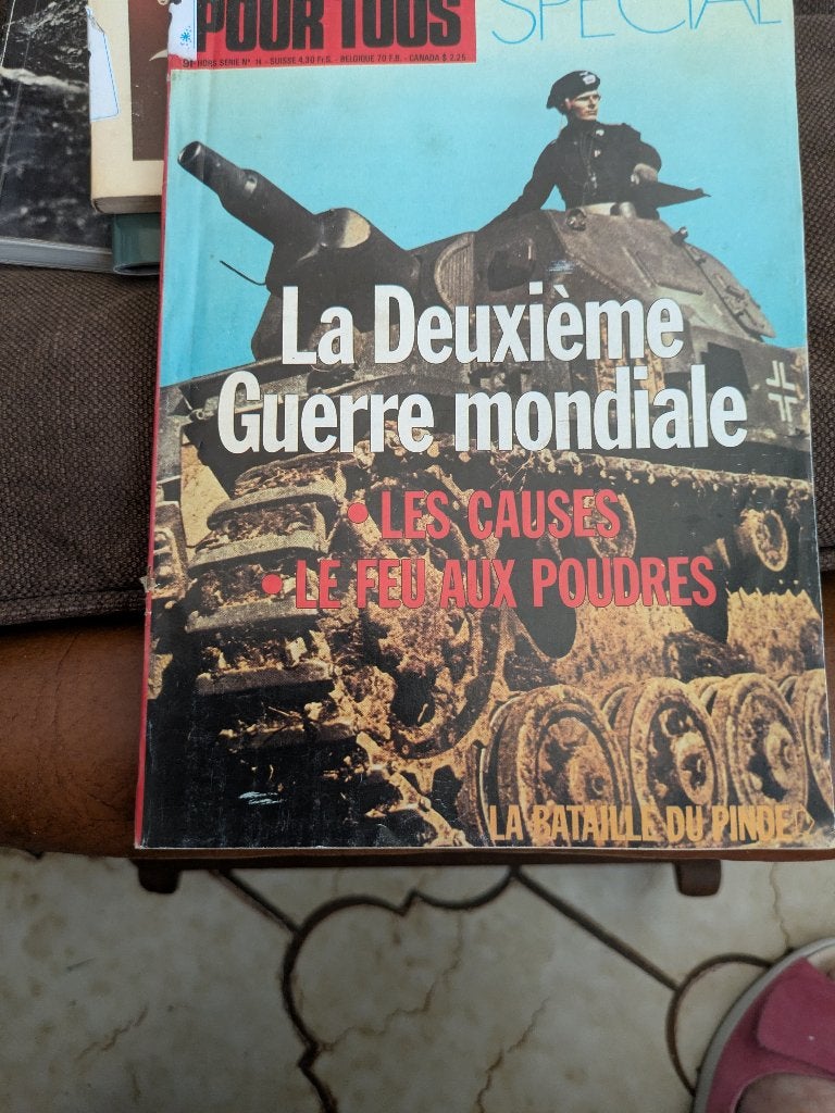 La deuxieme guerre mondiale, Collections, Enlèvement ou Envoi, Armée de terre, Livre ou Revue