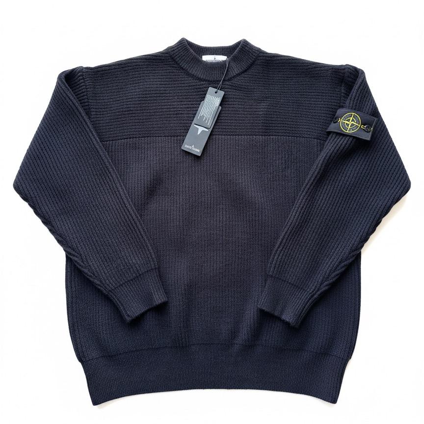 Stone Island Knit zwart heren maat M, Ophalen of Verzenden, Zo goed als nieuw, Maat 48/50 (M), Zwart