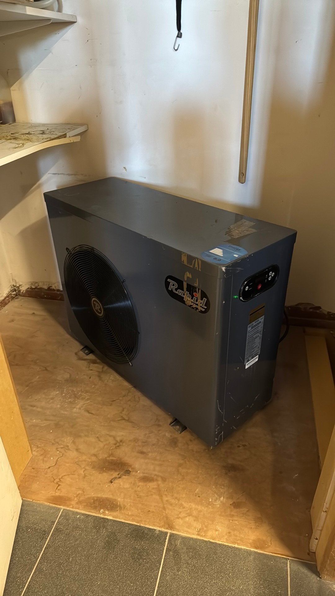Warmtepomp zwembad, Tuin en Terras, Ophalen, Gebruikt, Verwarming