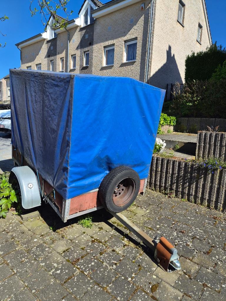 Aanhangwagen gesloten, Auto diversen, Aanhangers en Bagagewagens, Ophalen, Gebruikt
