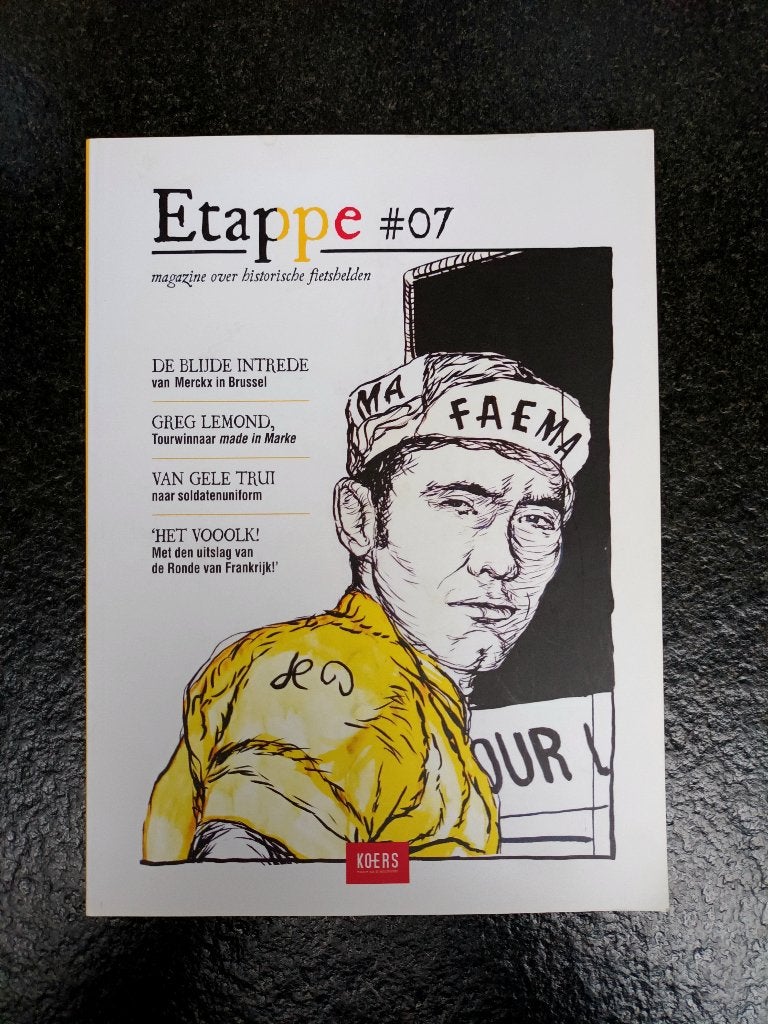 Wielermagazine Etappe #07 - Eddy Merckx, Ophalen of Verzenden, Zo goed als nieuw, Sport en Vrije tijd