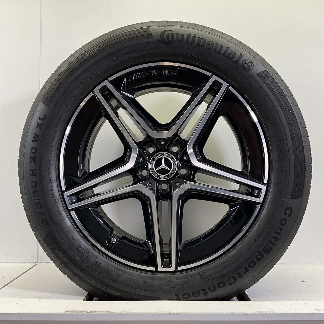 MERCEDES GLC SET VELGEN + ALLSEASON BANDEN 20 INCH, Pneus et Jantes, 4 Saisons, Véhicule de tourisme, 275 mm