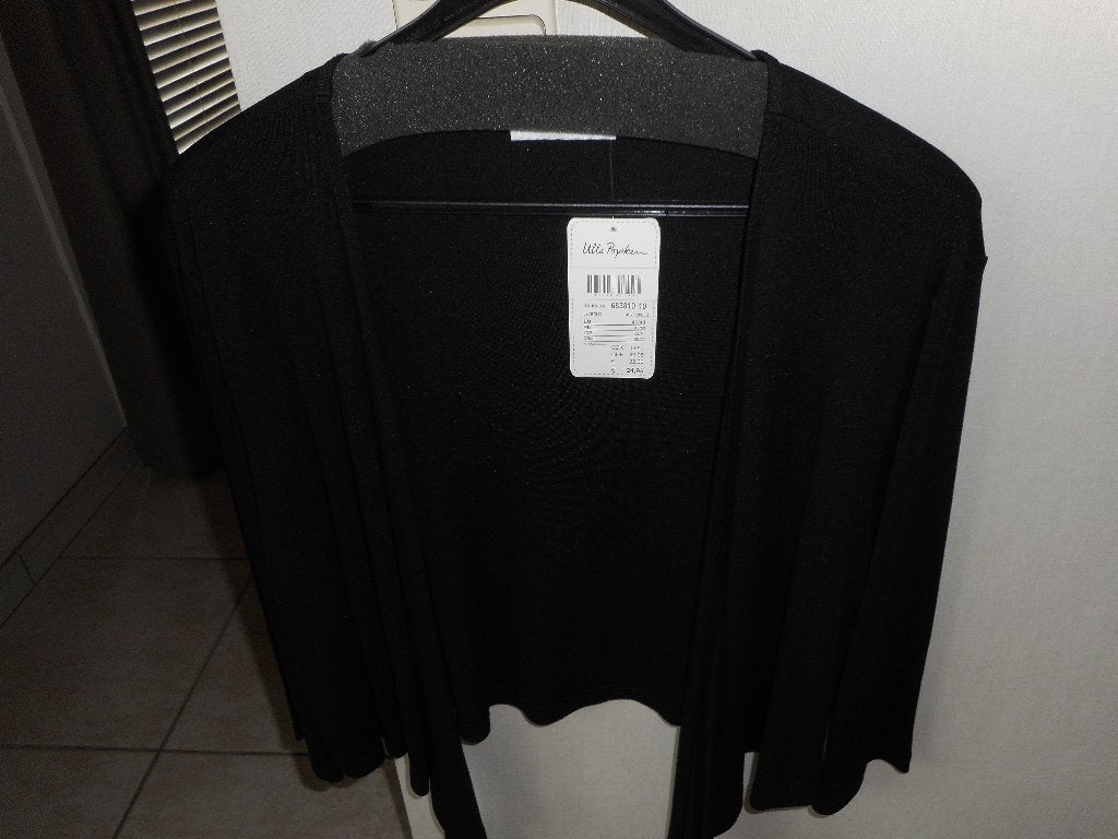 nieuw ZWART vestje ULLA POPKEN MT 46/48, Ophalen of Verzenden, Nieuw, Zwart