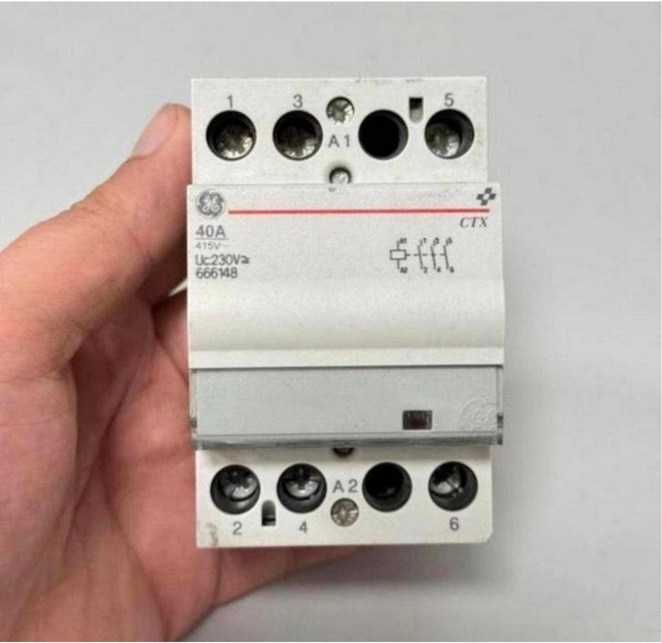 GENERAL ELECTRIC 40 AMPÈRES SANS CONTACTEUR 230 V AC DC, Enlèvement ou Envoi, Comme neuf