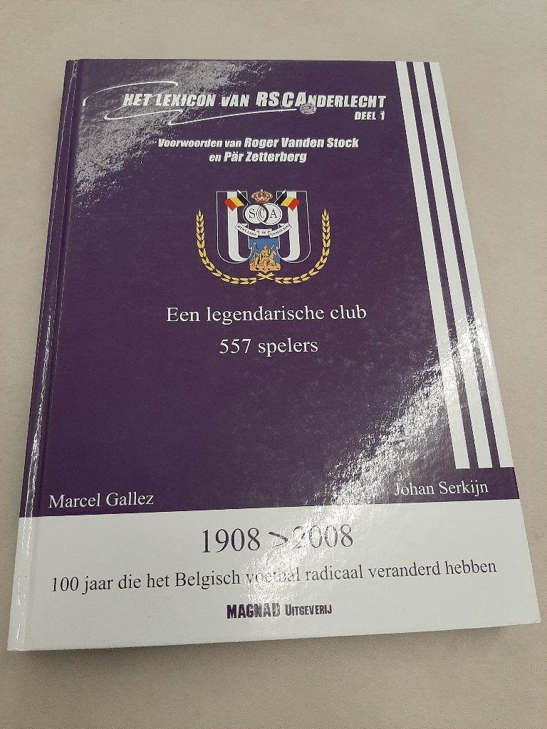 Boek: Het Lexicon van RSC Anderlecht, Livres, Enlèvement, Comme neuf, Sport de ballon