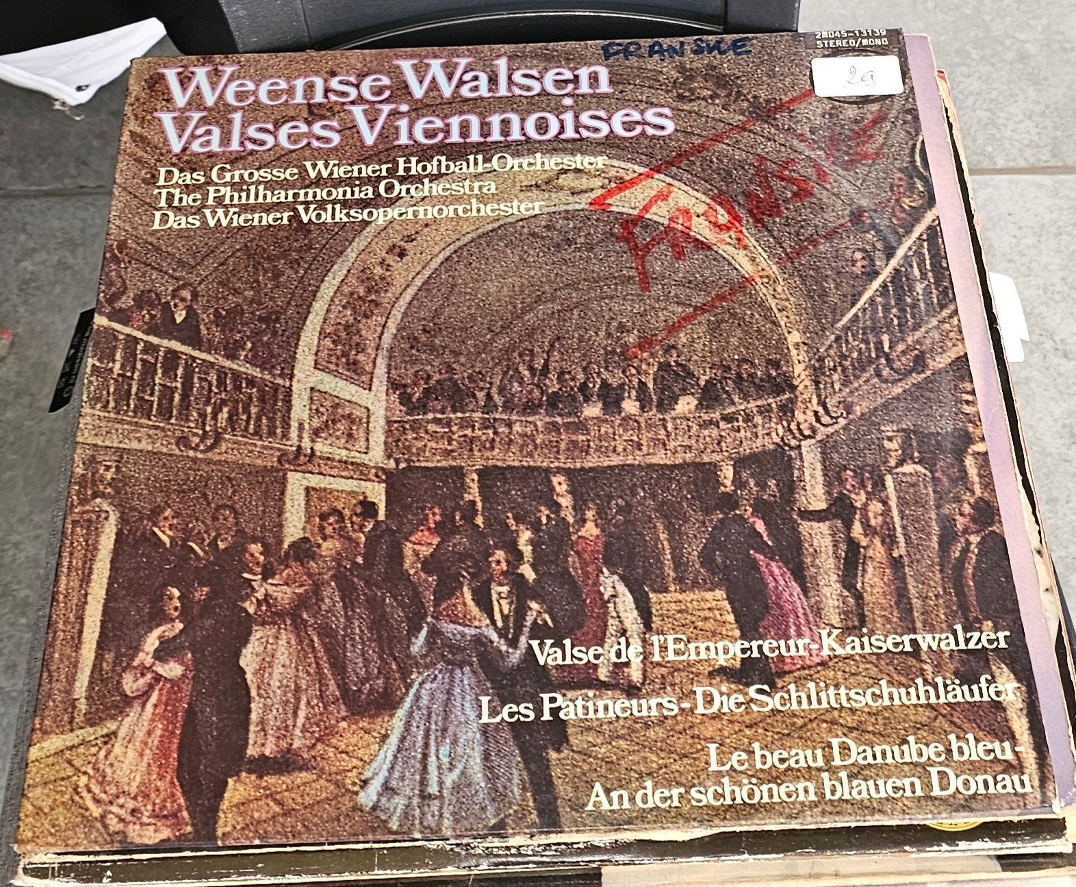 lp weense walsen, Cd's en Dvd's, Ophalen, Gebruikt, LP