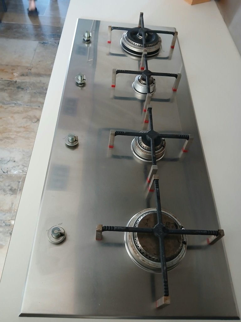 gasfornuis, Electroménager, Gaz, 4 zones de cuisson, Encastré, Enlèvement