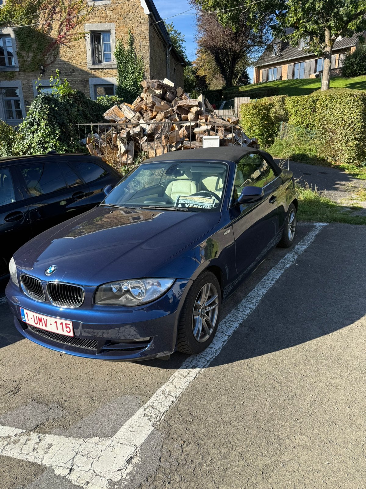 BMW 1-serie cabriolet 120d, Auto's, Lederen bekleding, 1 Reeks, Cabriolet, Leder