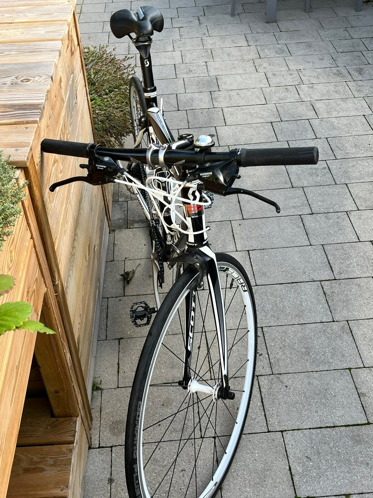 Scott koersfiets met recht stuur, Gebruikt, Velgrem, Meer dan 20 versnellingen, Ophalen
