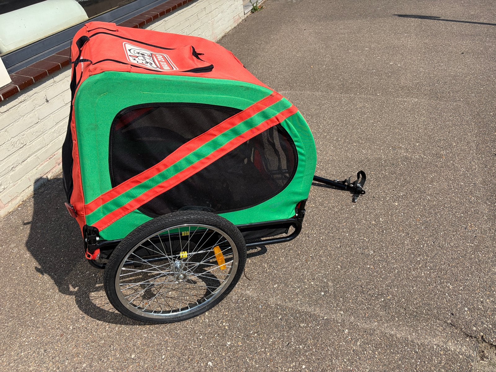Fietskar voor honden / bagagevervoer – inclusief accessoires, Ophalen, Zo goed als nieuw, Opvouwbaar