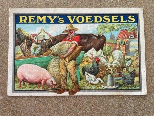 Vintage reclamekaart/Postcard Voeders Remy Wijgmaal/Leuven, Verzamelen, Merken en Reclamevoorwerpen, Ophalen of Verzenden, Gebruikt