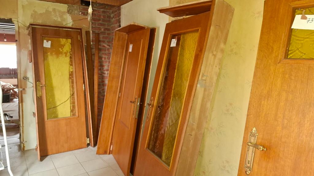 Eiken houten deuren, inclusief chambranten en kassement!, Ophalen
