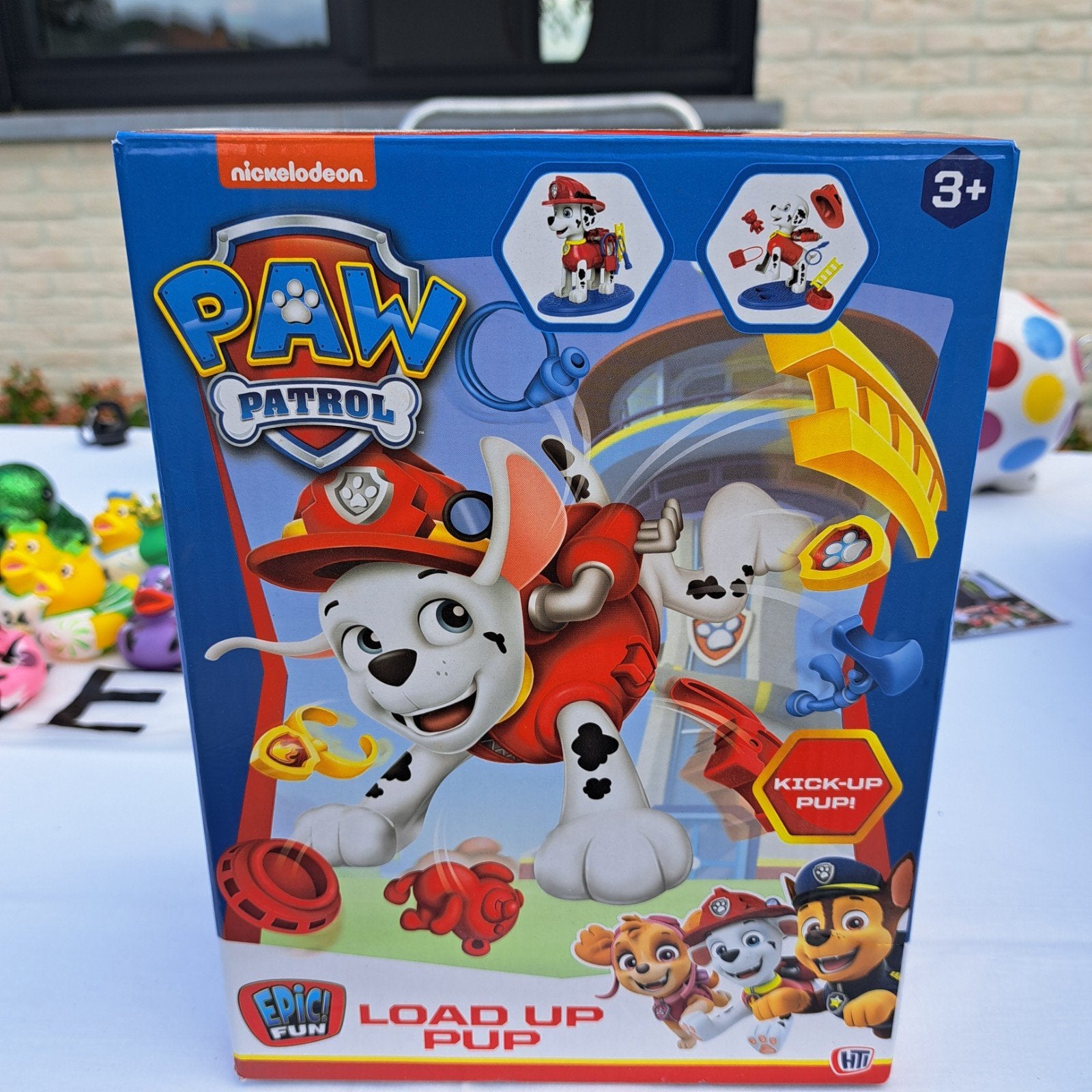 Paw patrol gezelschapsspel, Ophalen