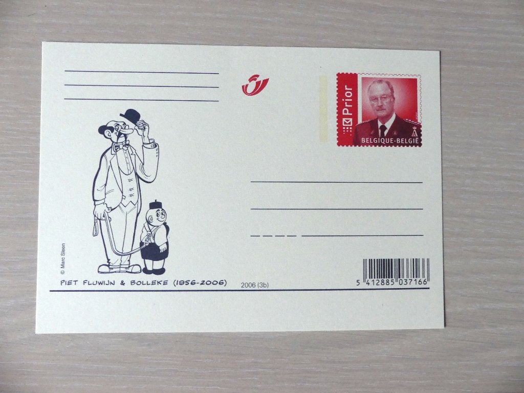 2006 : Carte postale illustrée  : PIET FLUWIJN & BOLLEKE, Enlèvement ou Envoi, Non oblitéré