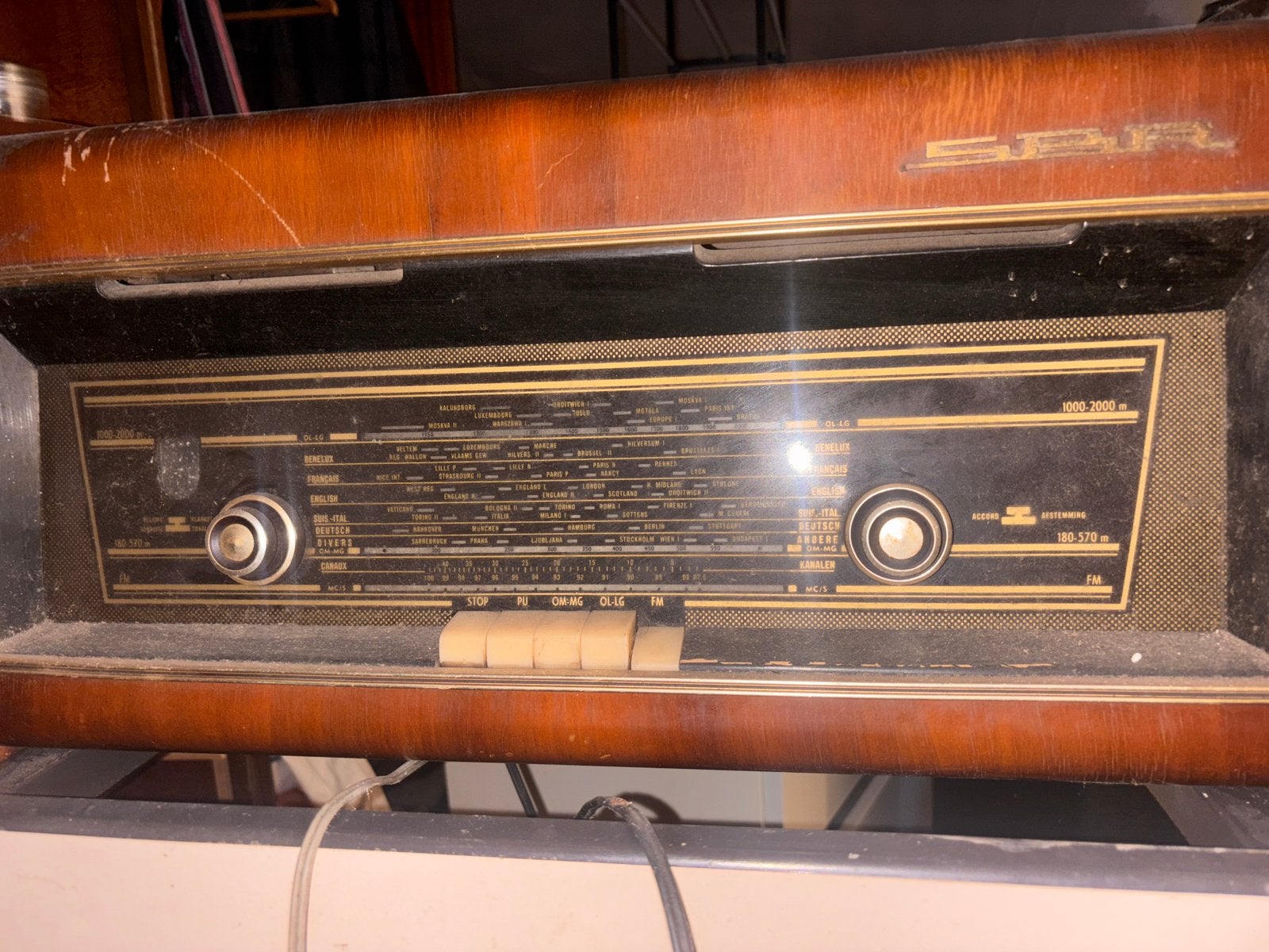 Antieke radio, Antiek en Kunst, Ophalen of Verzenden