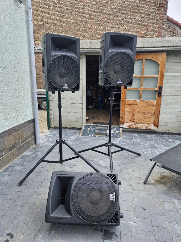 PA Set Phonic, Audio, Tv en Foto, Luidsprekerboxen, Ophalen, Gebruikt, 150 watt of meer, Speakerset