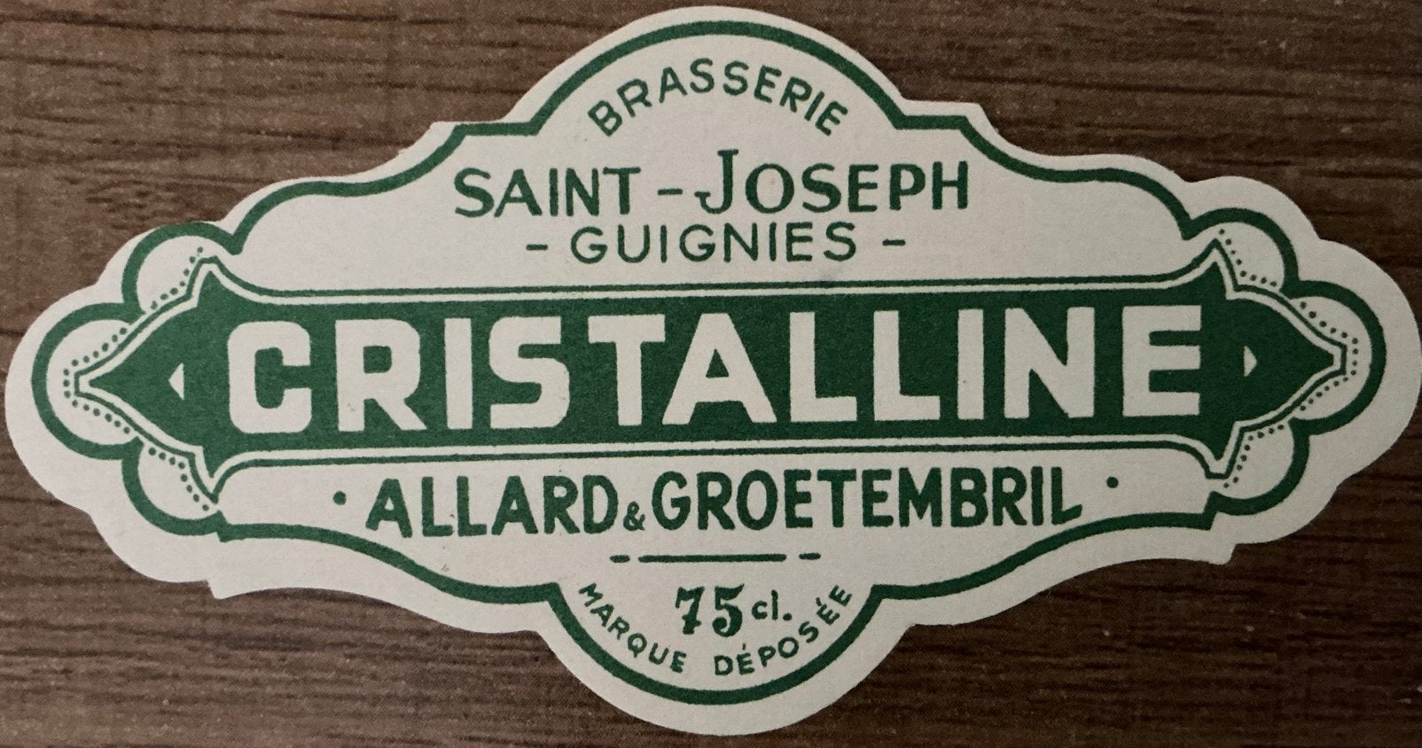 Vieille CRISTILLINE, Collections, Enlèvement ou Envoi, Comme neuf, Autres types, Autres marques