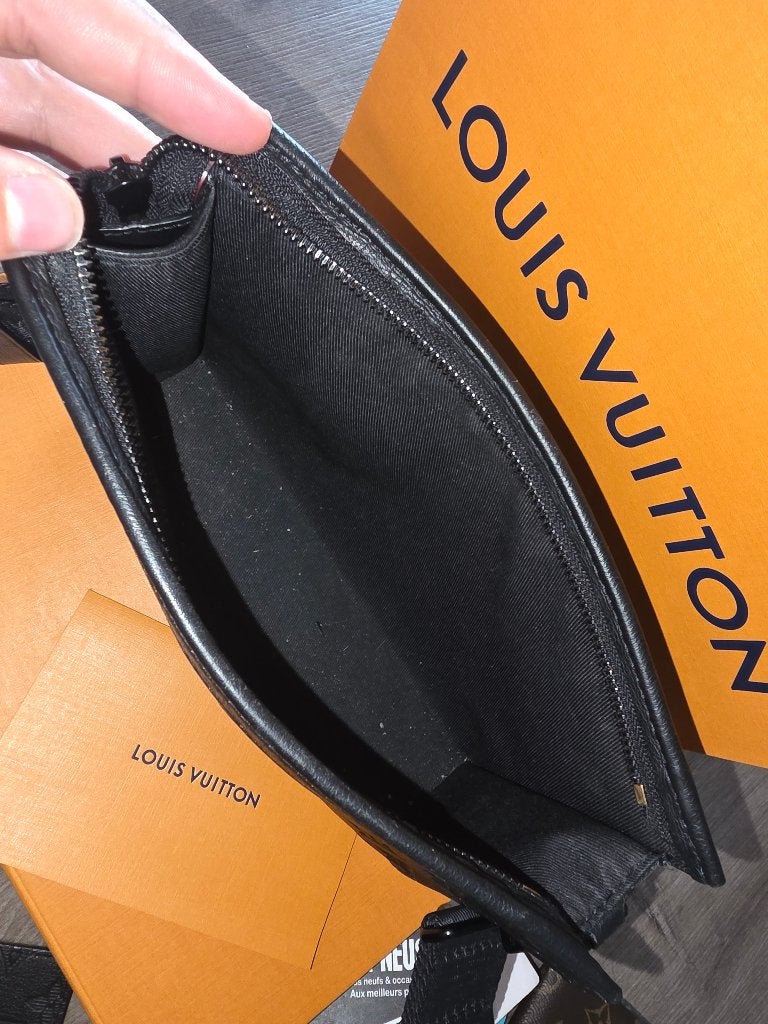 Sacoche Louis Vuitton, Ophalen of Verzenden, Zo goed als nieuw, Zwart, Overige merken