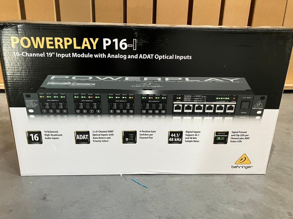 Behringer P16-I, Audio, Tv en Foto, Professionele apparaten, Nieuw, Audio, Ophalen