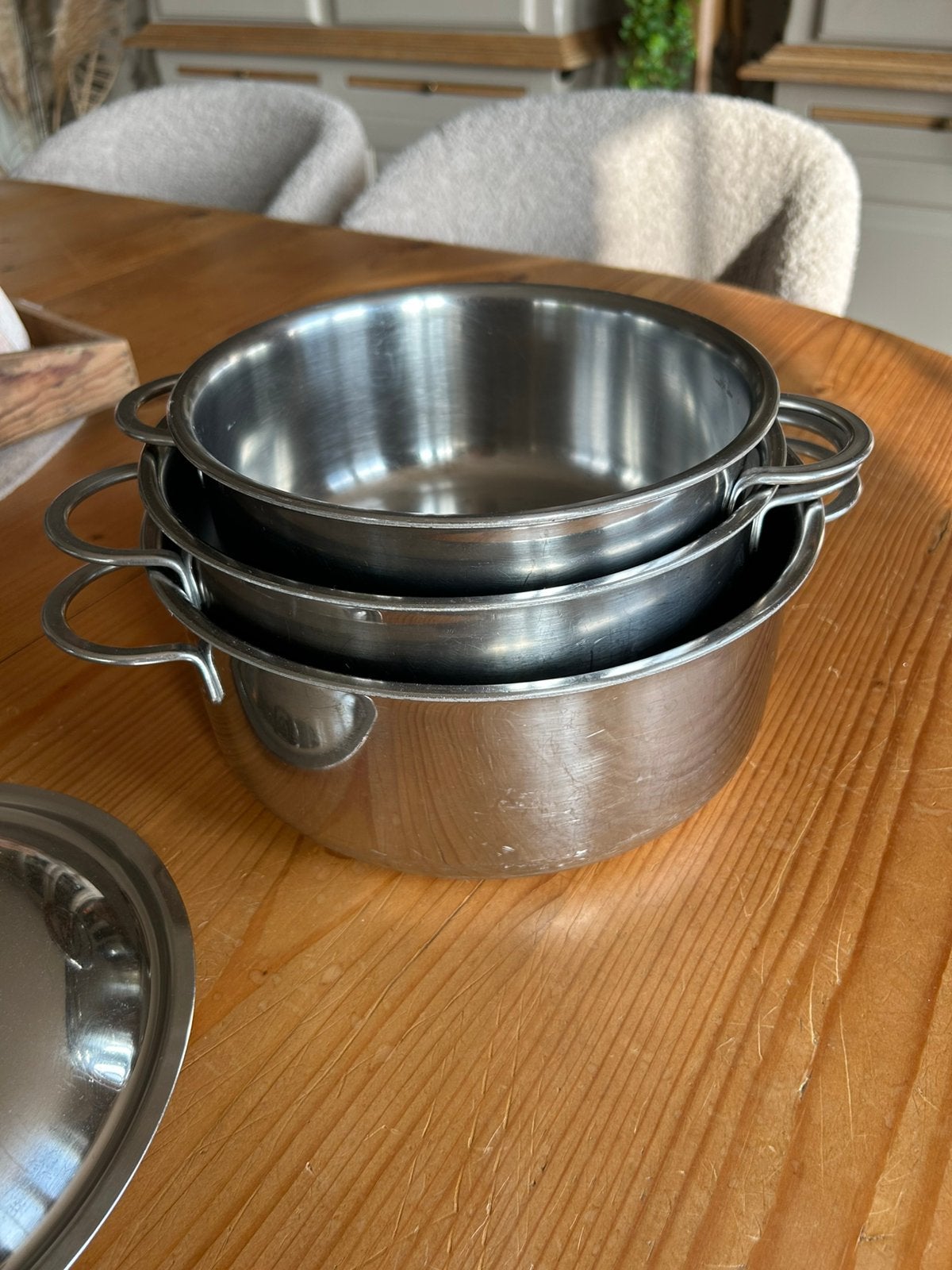 Lot de 3 casseeoles, Enlèvement, Casserole