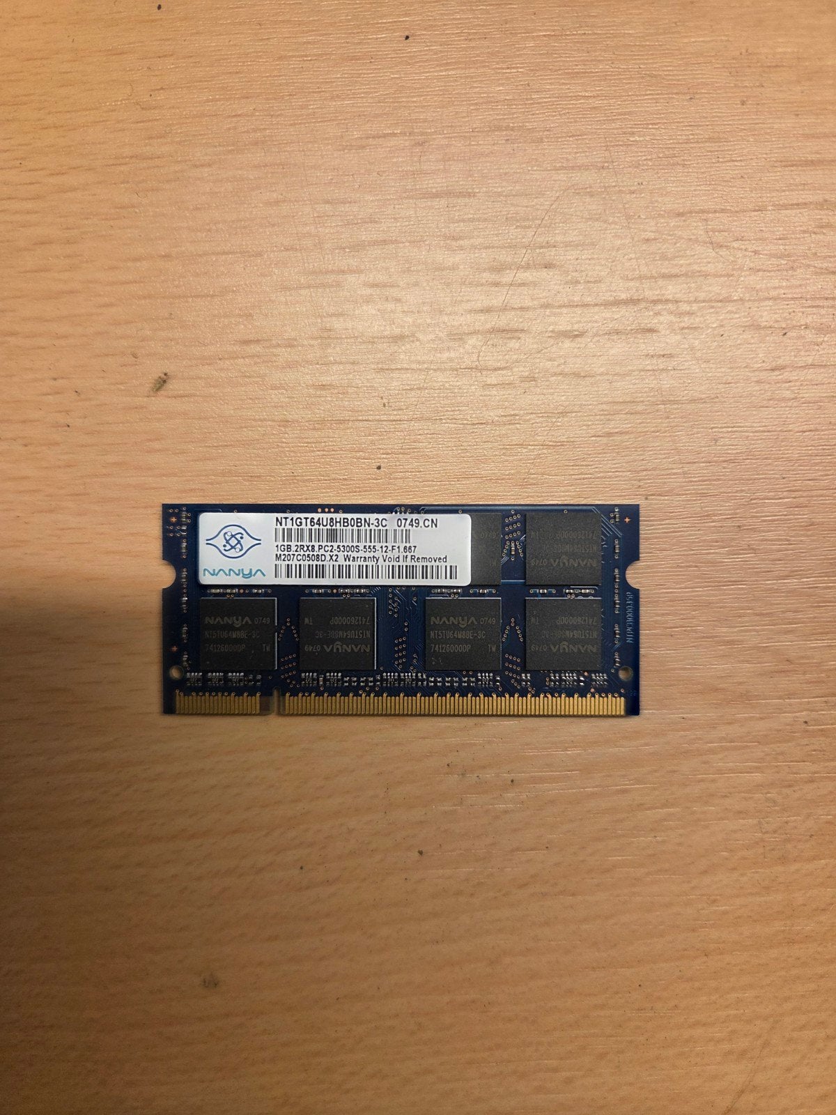 1GB DDR2, Ophalen, DDR2, Laptop