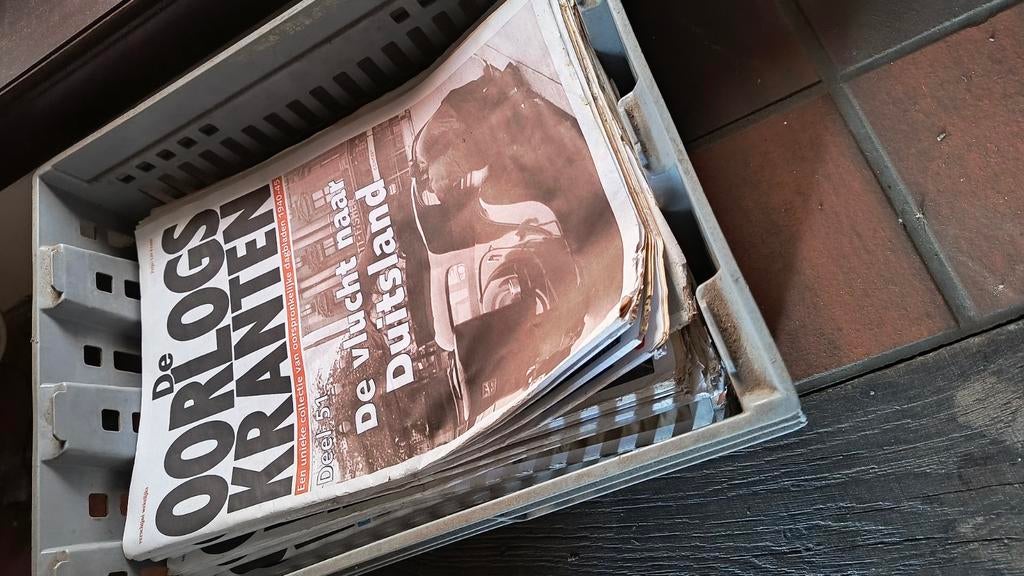 De oorlogskranten, Verzamelen, Ophalen