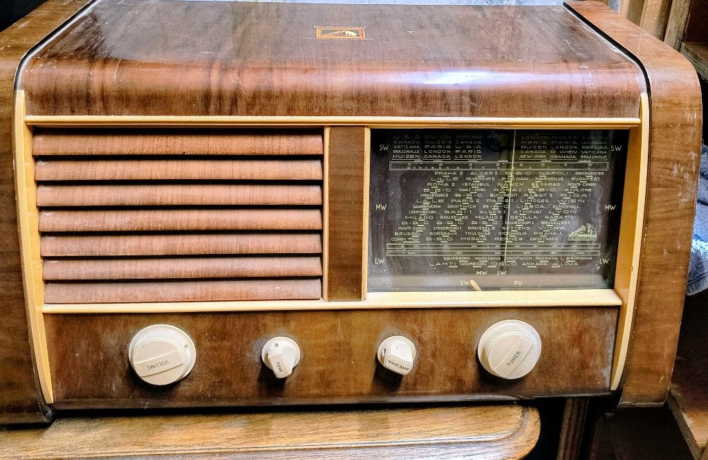 Radio 'His Master's Voice' 1950, Ophalen, Gebruikt, Radio