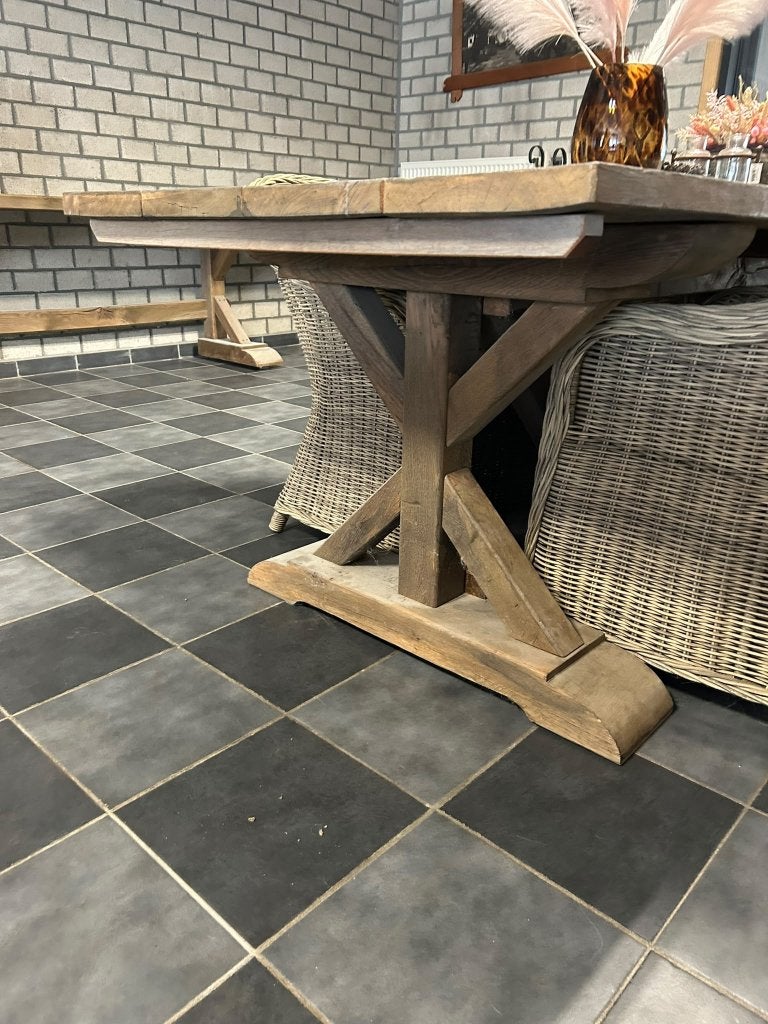 kloostertafel, Ophalen, 25 tot 50 mm, Eiken, Overige typen
