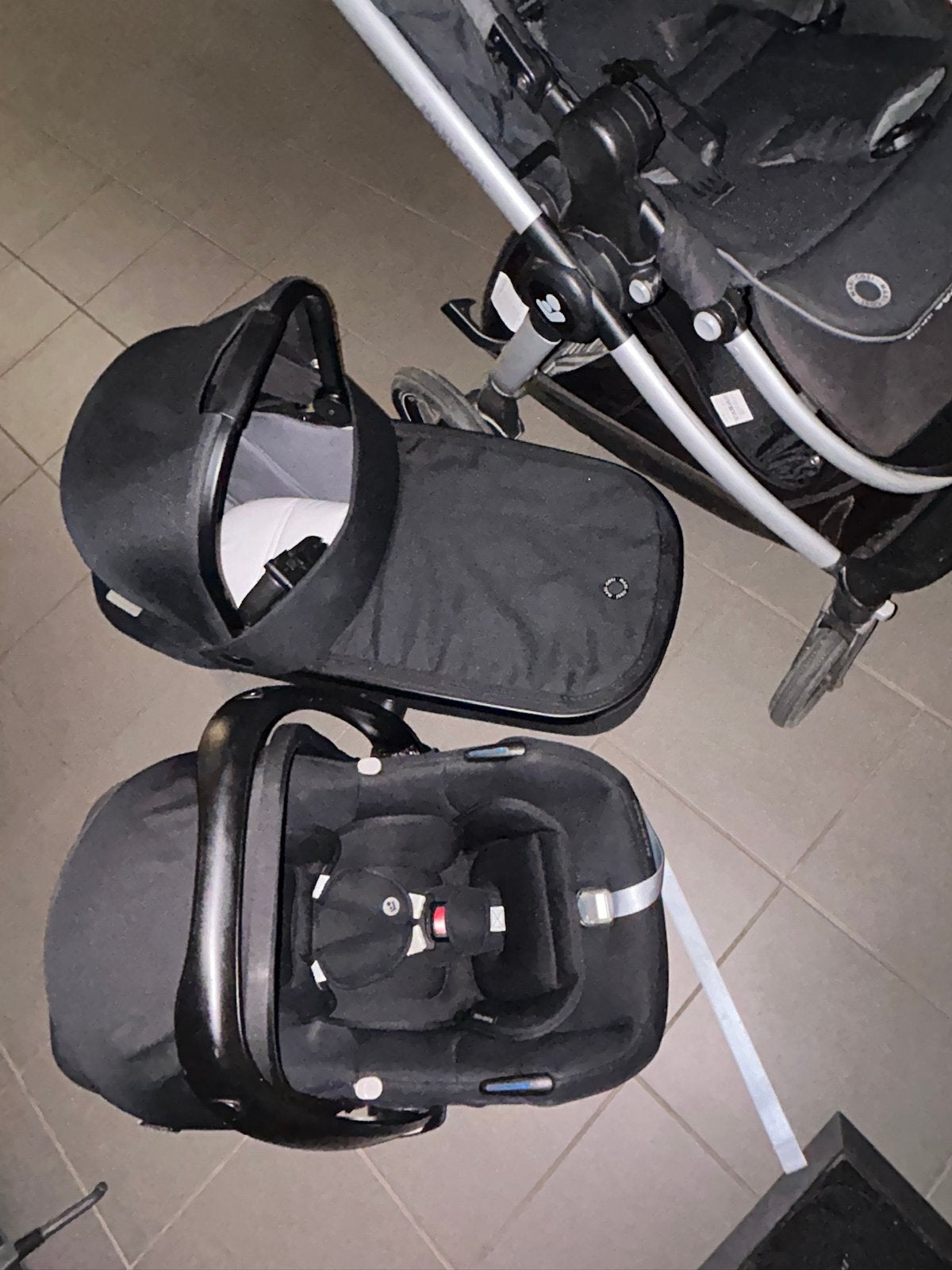 Maxi cosi Adorra2  3in1, Ophalen, Gebruikt, Combiwagen, Verstelbare duwstang