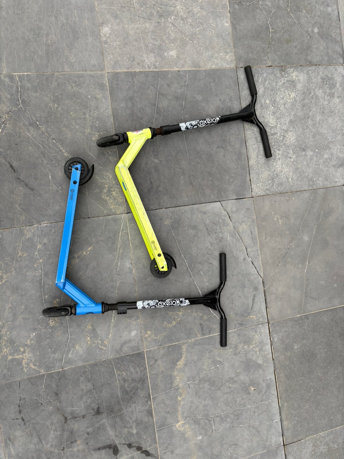 Oxelo stunt steps decathlon, Fietsen en Brommers, Ophalen, Gebruikt