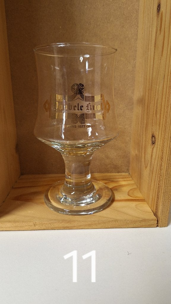 bierglas Dobbele Knol (nr11), Enlèvement, Utilisé, Verre ou Verres, Autres marques