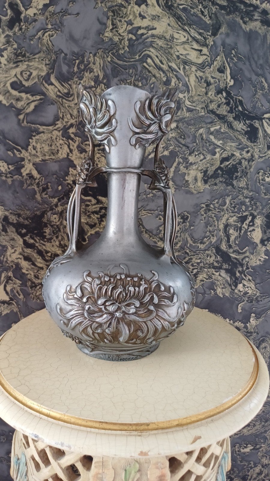 Unieke Jugendstil -  Art Nouveau vaas verzamelaarsobject, Antiek en Kunst, Antiek | Vazen, Ophalen of Verzenden