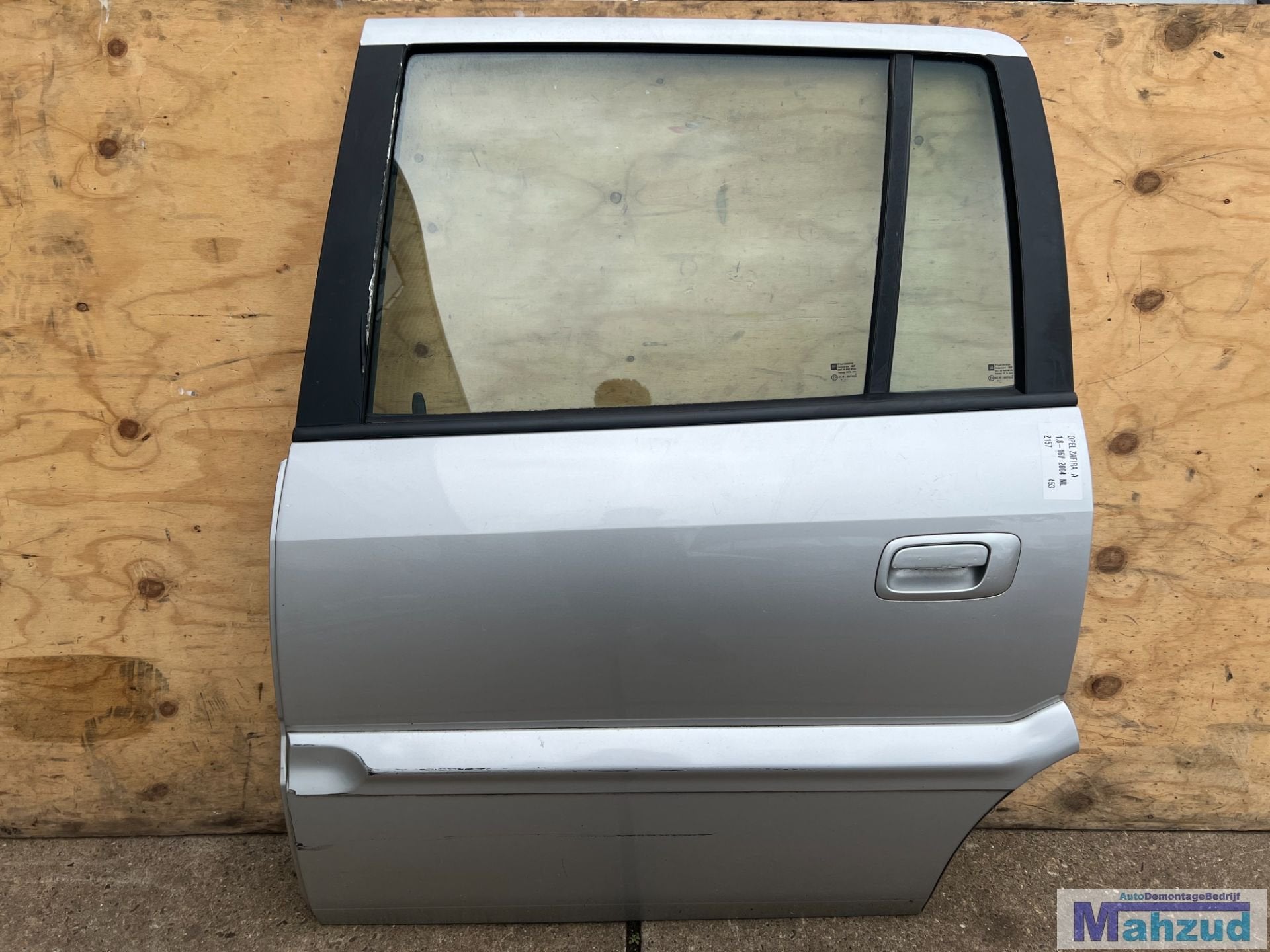 OPEL ZAFIRA A Zilver Z157 links achter deur 1998-2005, Gebruikt, Deur, Opel Automobile GmbH, Kontakt@opel-infoservice.de