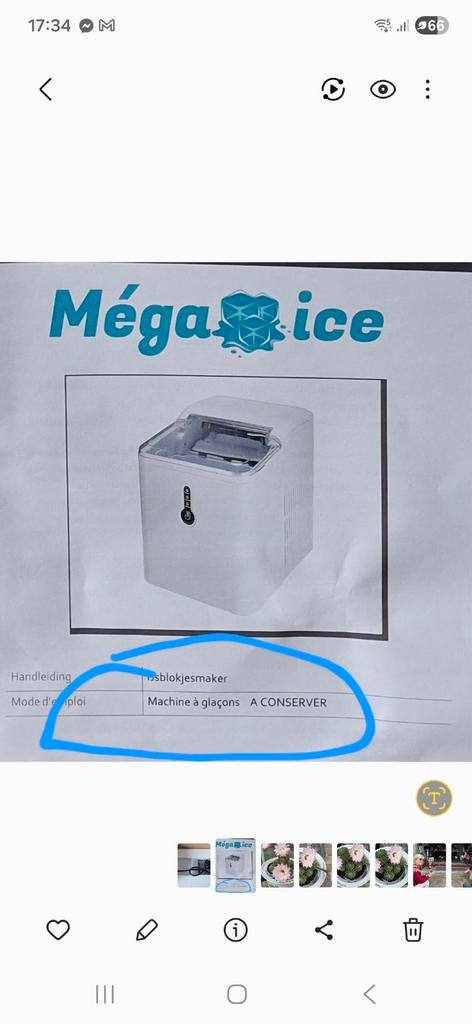 Ijsblokjesmaker, Electroménager, Machines à glace, Enlèvement