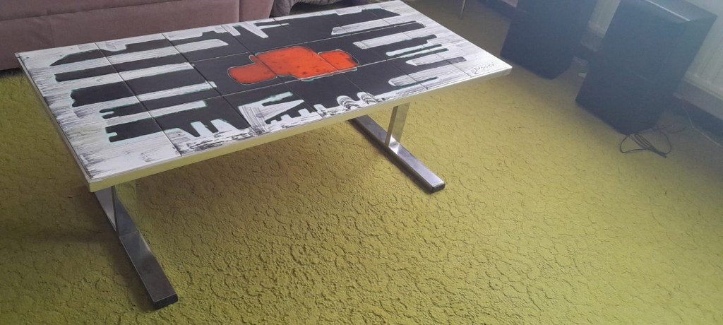 Vintage Denisco salontafel, Antiek en Kunst, Ophalen