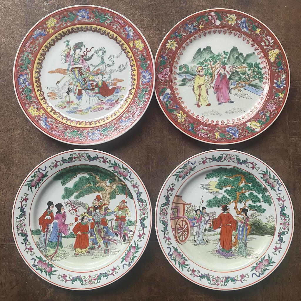 antiek Chinese borden porselein, Antiek en Kunst, Ophalen of Verzenden