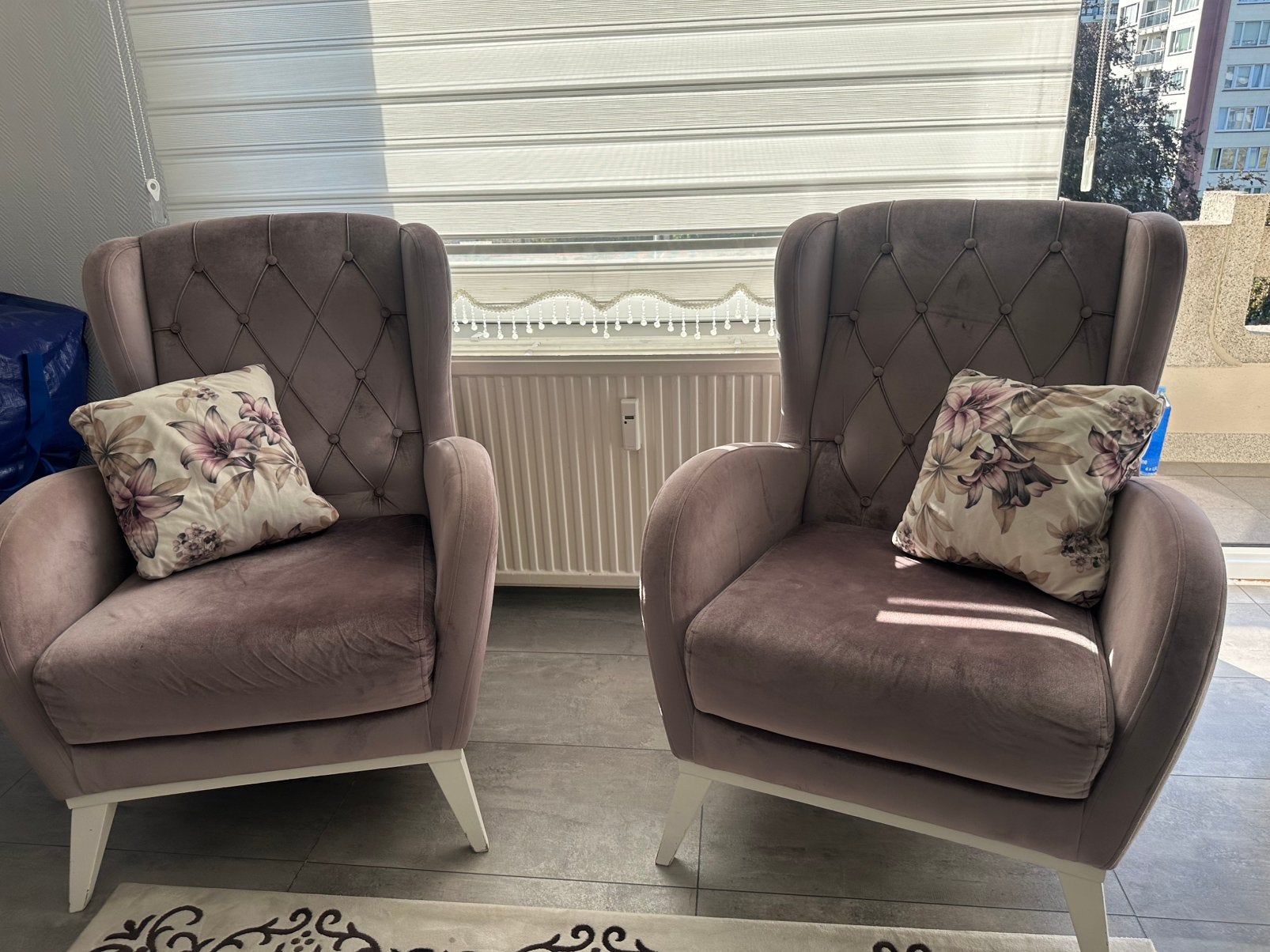 Lot de 2 fauteuils, Ophalen, Gebruikt, Hout