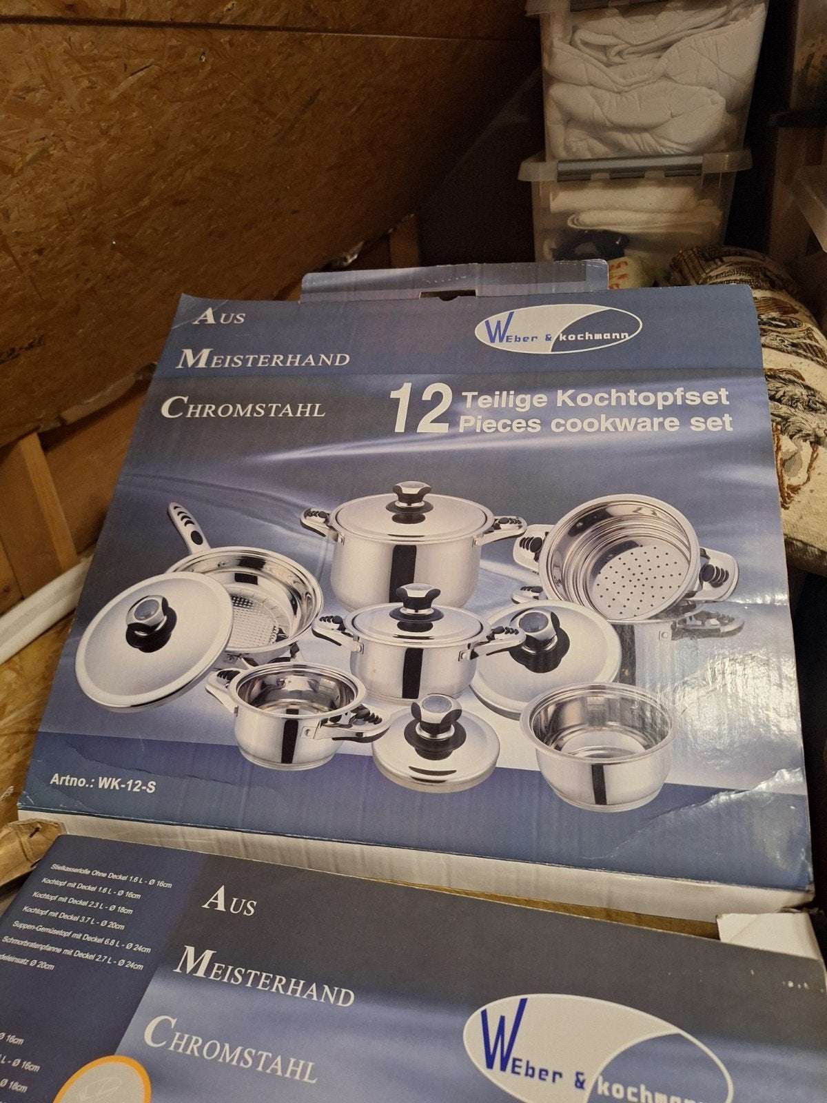 Weber en Kochman potten en pannenset, Ophalen, Pannenset