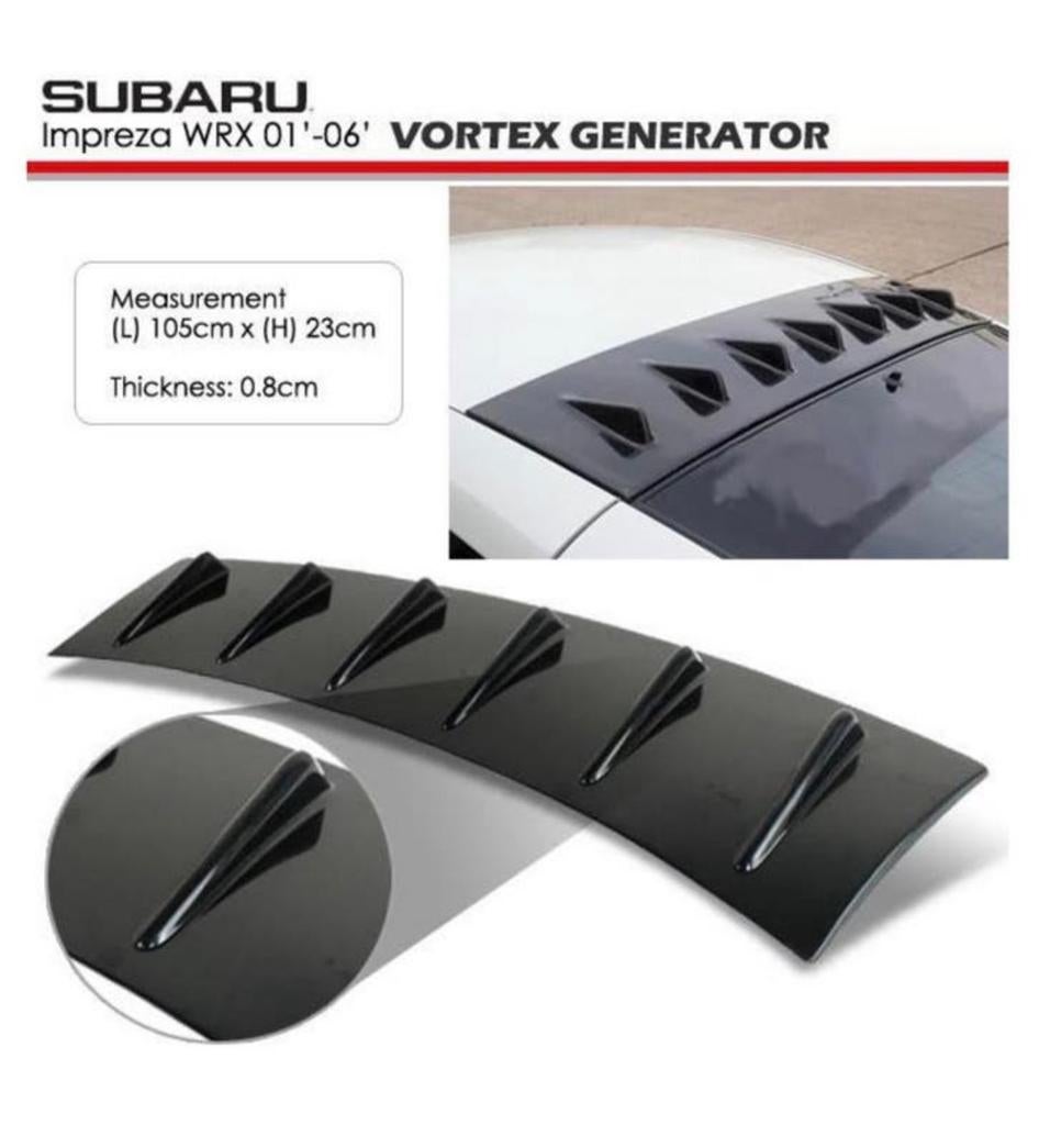 SUBARU IMPREZA GDB WRX STI Dak spoiler 01-07 VORTEX Nieuw, Ophalen of Verzenden