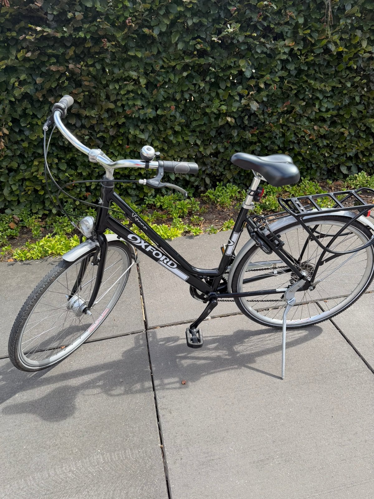 Zwarte Oxford damesfiets (ideaal voor de student), Autres marques, Frein sur jante, Moins de 10 vitesses, Enlèvement
