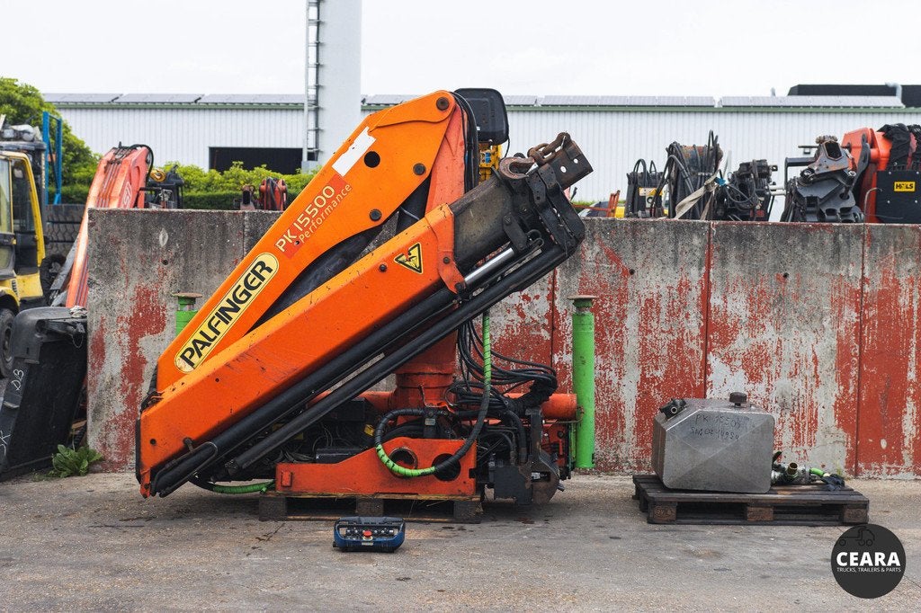 Palfinger PK15500C 2 extra extensions RADIO SWEDISH CRANE NI