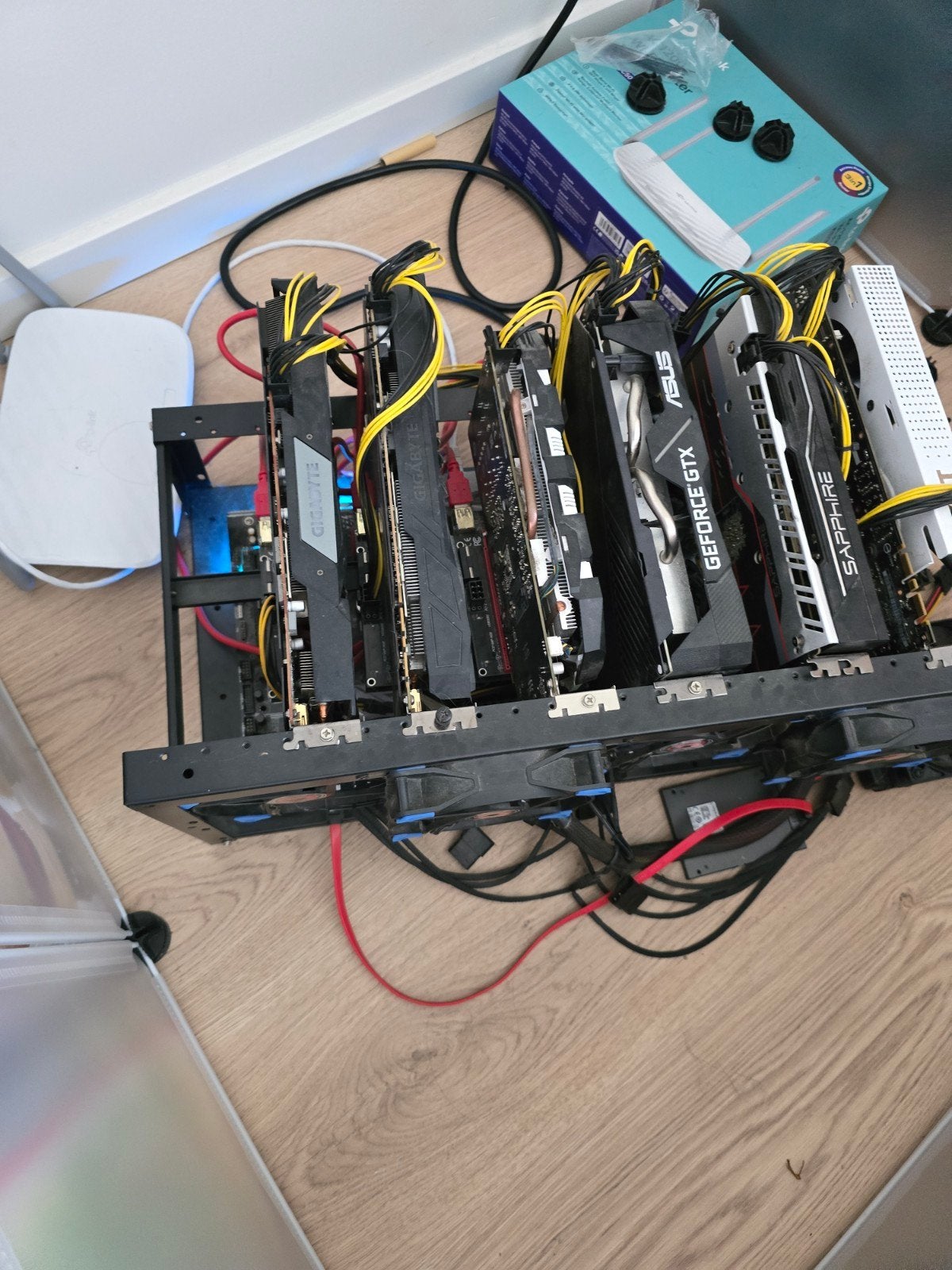 6GPU MINING RIG, Computers en Software, Ophalen, Gebruikt