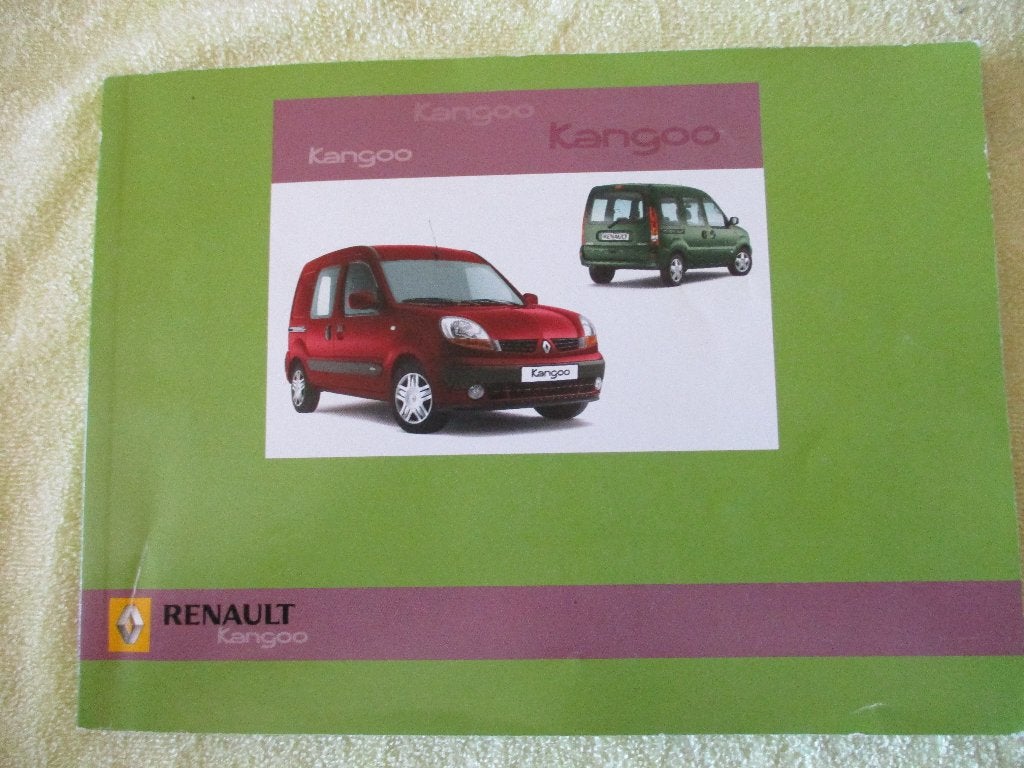 Renault Kangoo instructieboekje NL, Ophalen of Verzenden
