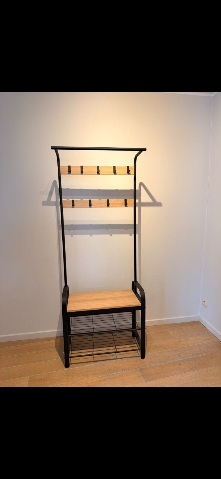 Kapstok met schoenenrek van ikea, Ophalen, Zo goed als nieuw