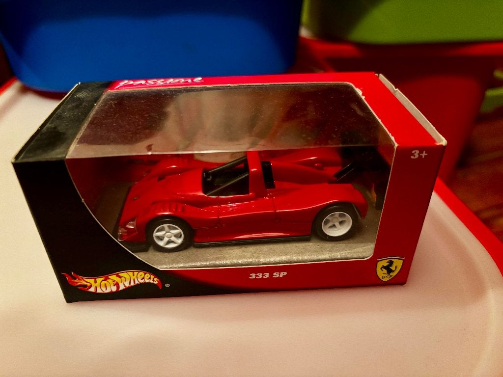Hot Wheels Passione Ferrari 333 SP Rouge 1:43, Hobby & Loisirs créatifs, Voitures miniatures | 1:43, Enlèvement, Neuf, Voiture