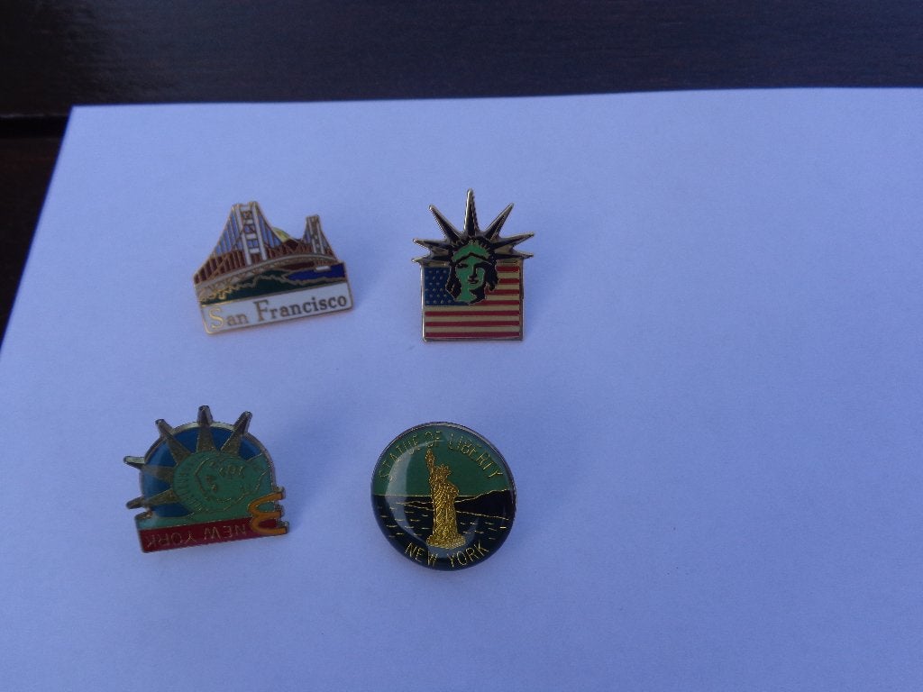 4 prachtige pins over de Verenigde Staten, Verzamelen, Ophalen