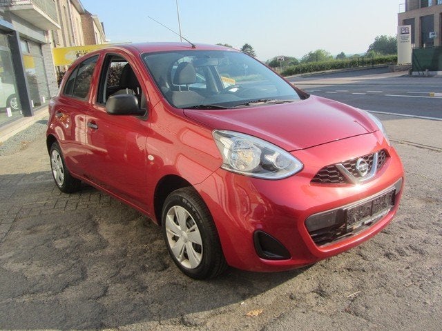 Nissan Micra **54.500 km** Garantie Clim Carnet 1 Prop., Rouge, Achat, Euro 6, Entreprise